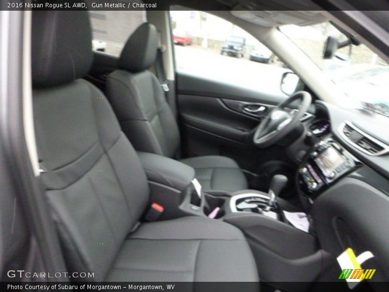 Gun Metallic / Charcoal 2016 Nissan Rogue SL AWD