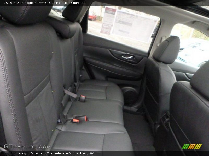 Gun Metallic / Charcoal 2016 Nissan Rogue SL AWD