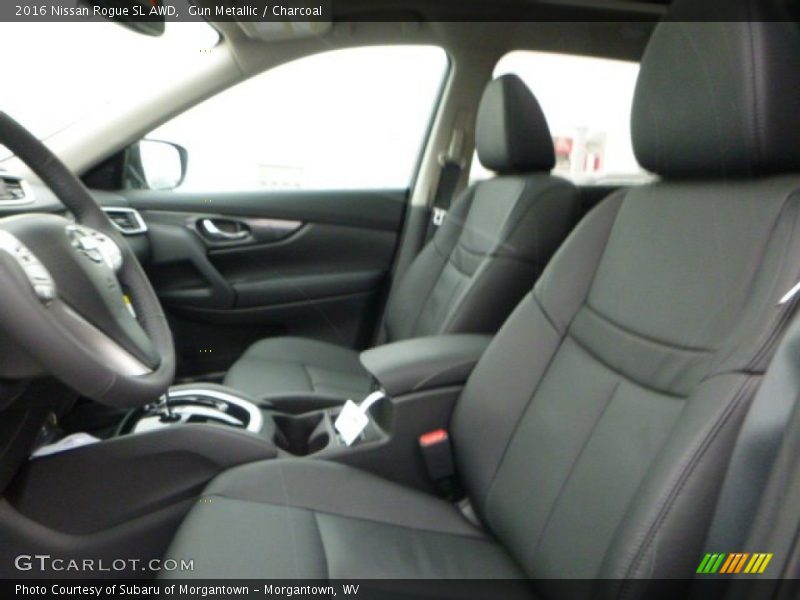 Gun Metallic / Charcoal 2016 Nissan Rogue SL AWD