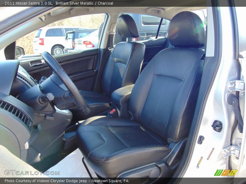 Brilliant Silver Metallic / Charcoal 2011 Nissan Sentra 2.0 SL