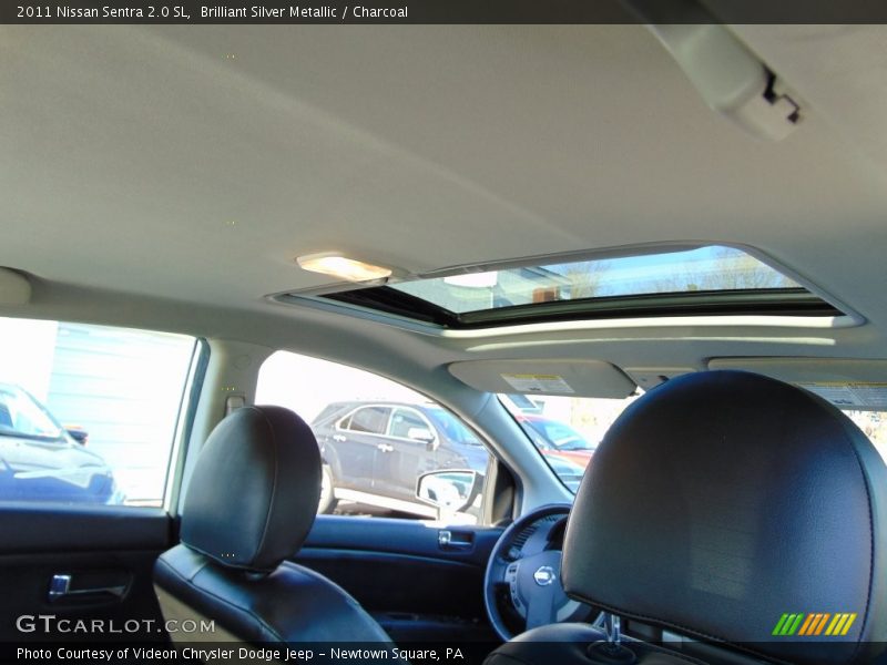 Brilliant Silver Metallic / Charcoal 2011 Nissan Sentra 2.0 SL