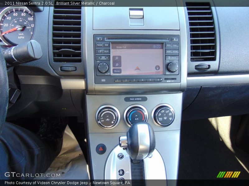 Brilliant Silver Metallic / Charcoal 2011 Nissan Sentra 2.0 SL