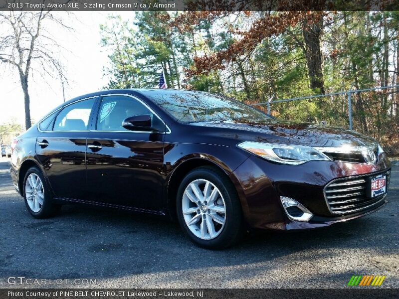 Sizzling Crimson Mica / Almond 2013 Toyota Avalon XLE