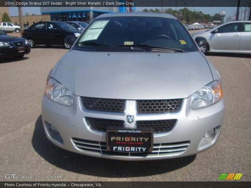 Bright Silver Metallic / Dark Slate Grey 2006 Dodge Stratus SXT Sedan