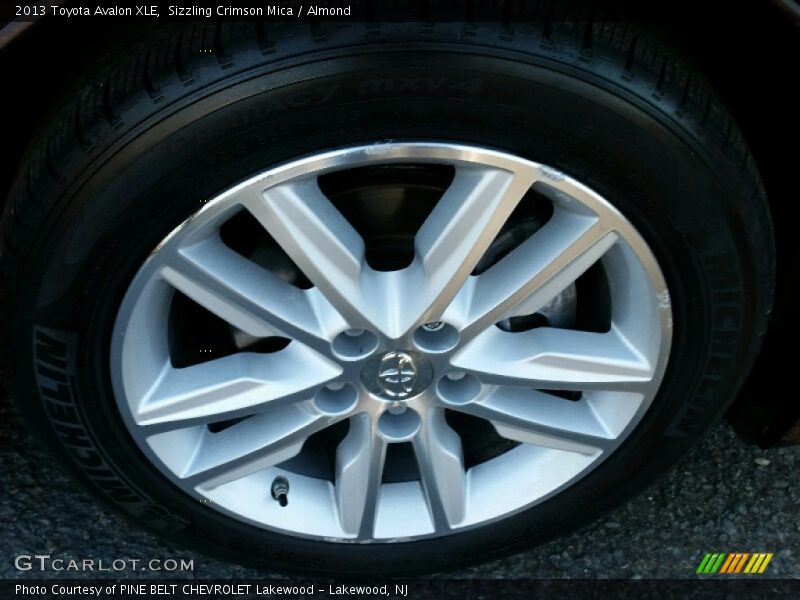 Sizzling Crimson Mica / Almond 2013 Toyota Avalon XLE