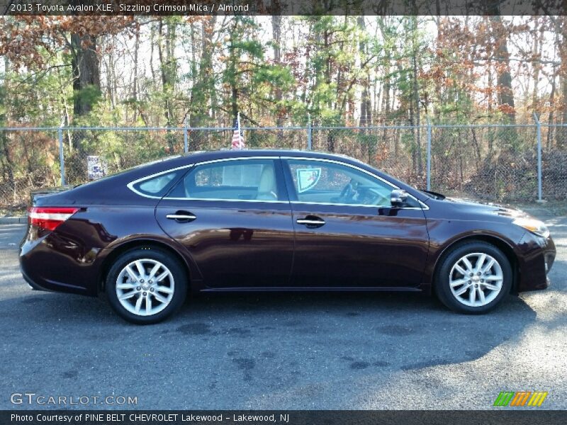 Sizzling Crimson Mica / Almond 2013 Toyota Avalon XLE