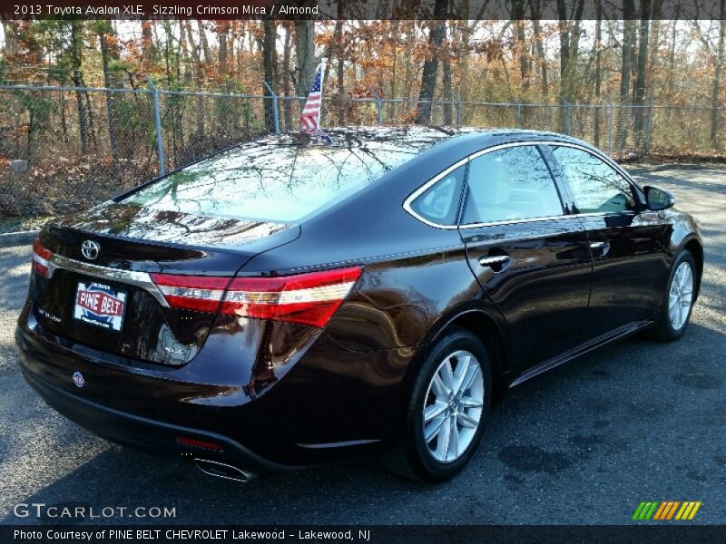 Sizzling Crimson Mica / Almond 2013 Toyota Avalon XLE