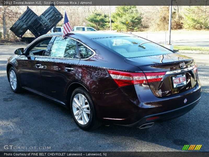 Sizzling Crimson Mica / Almond 2013 Toyota Avalon XLE
