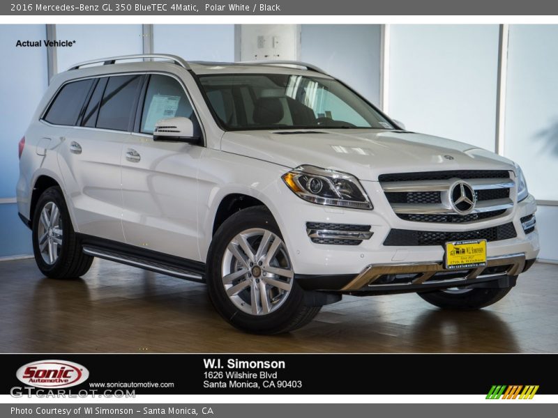 Polar White / Black 2016 Mercedes-Benz GL 350 BlueTEC 4Matic
