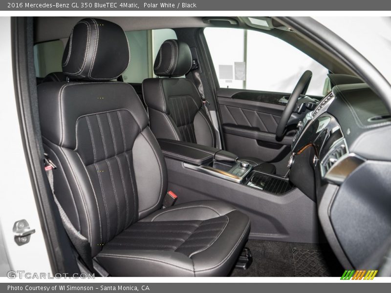 Front Seat of 2016 GL 350 BlueTEC 4Matic