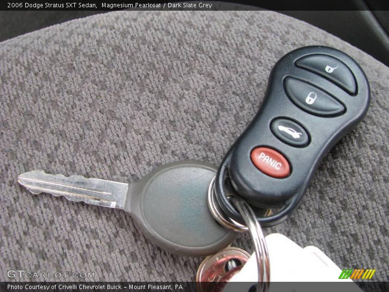 Magnesium Pearlcoat / Dark Slate Grey 2006 Dodge Stratus SXT Sedan