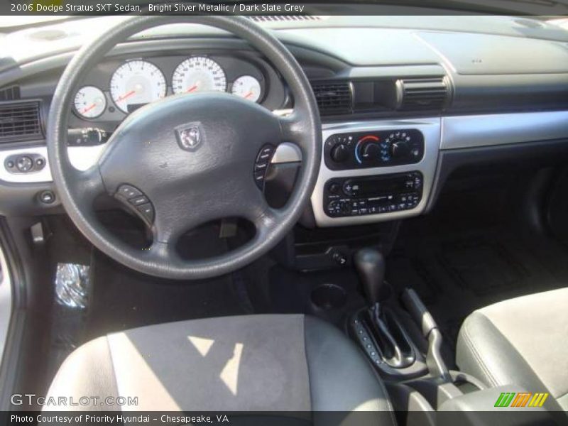Bright Silver Metallic / Dark Slate Grey 2006 Dodge Stratus SXT Sedan