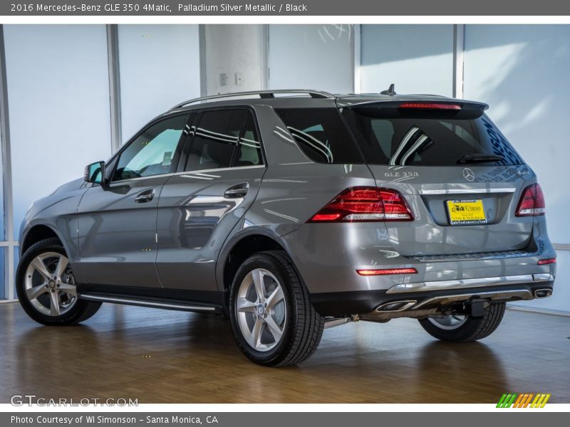 Palladium Silver Metallic / Black 2016 Mercedes-Benz GLE 350 4Matic