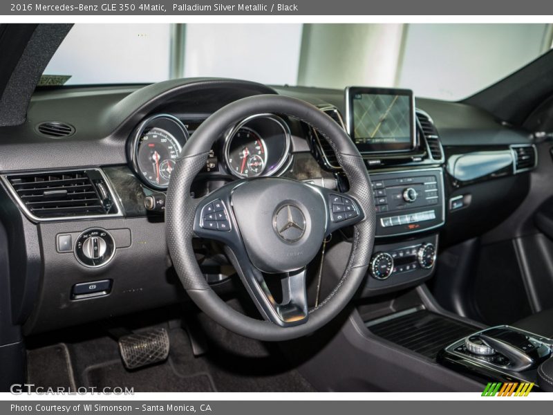 Palladium Silver Metallic / Black 2016 Mercedes-Benz GLE 350 4Matic