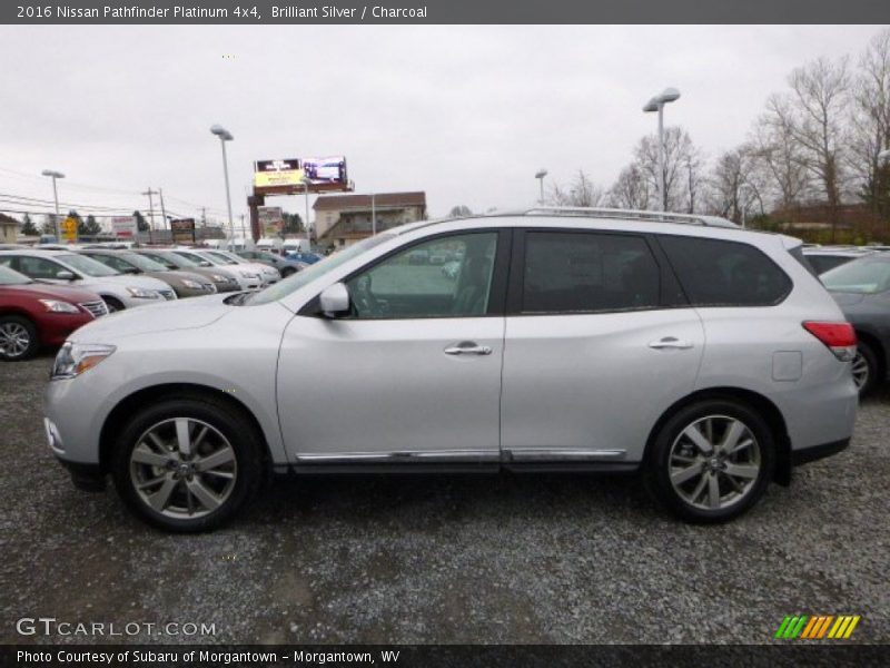 Brilliant Silver / Charcoal 2016 Nissan Pathfinder Platinum 4x4