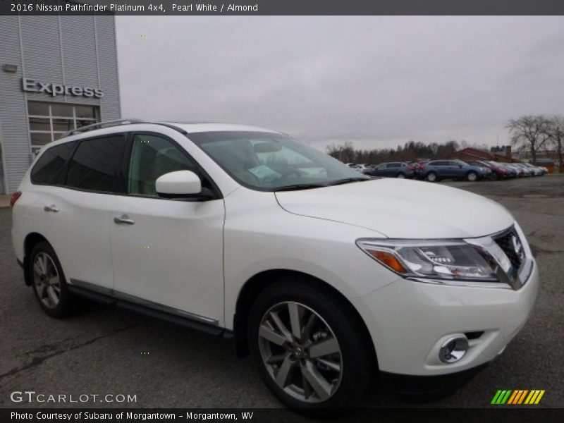 Pearl White / Almond 2016 Nissan Pathfinder Platinum 4x4