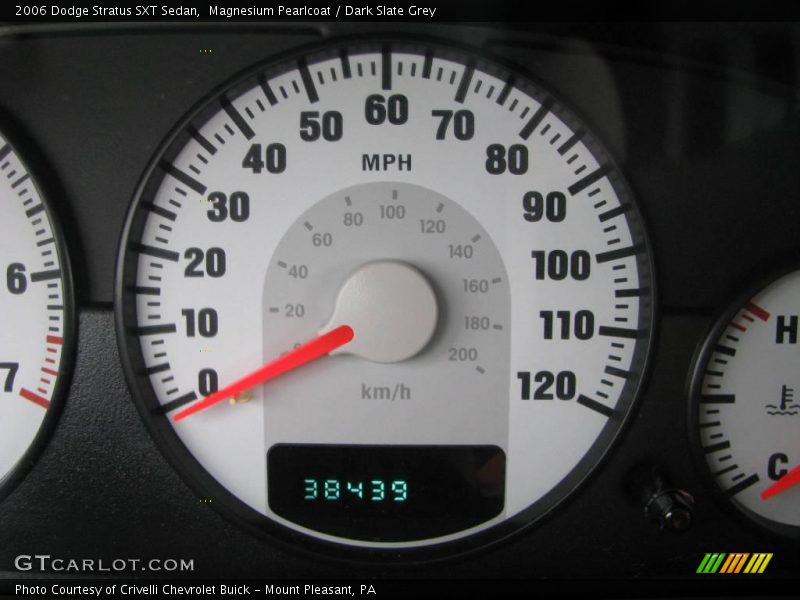 Magnesium Pearlcoat / Dark Slate Grey 2006 Dodge Stratus SXT Sedan