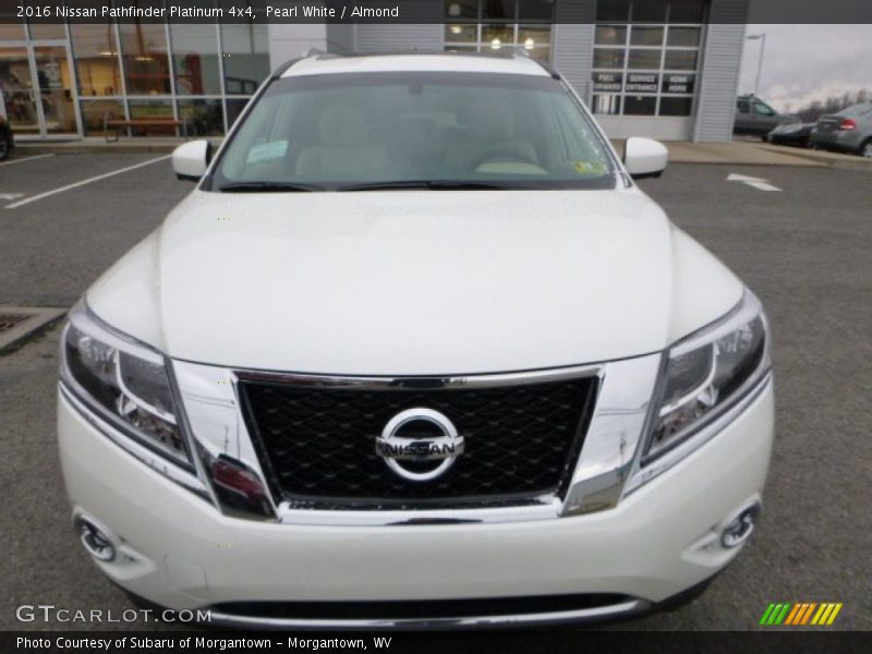 Pearl White / Almond 2016 Nissan Pathfinder Platinum 4x4