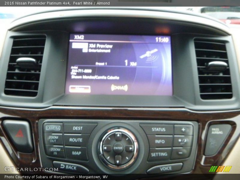 Pearl White / Almond 2016 Nissan Pathfinder Platinum 4x4