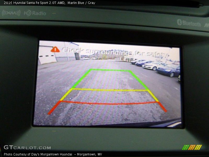 Marlin Blue / Gray 2016 Hyundai Santa Fe Sport 2.0T AWD