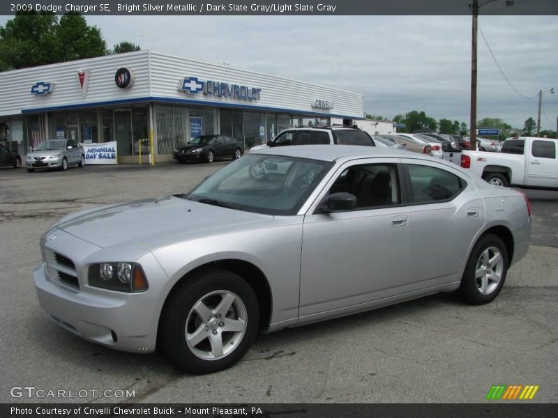 Bright Silver Metallic / Dark Slate Gray/Light Slate Gray 2009 Dodge Charger SE
