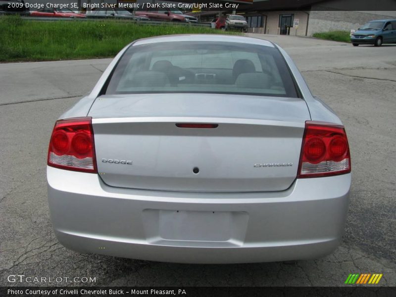 Bright Silver Metallic / Dark Slate Gray/Light Slate Gray 2009 Dodge Charger SE