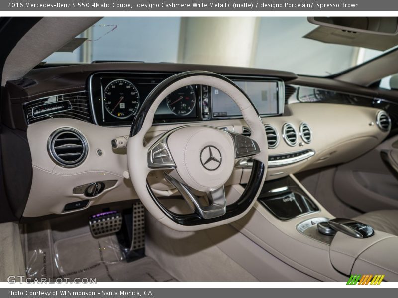 Dashboard of 2016 S 550 4Matic Coupe