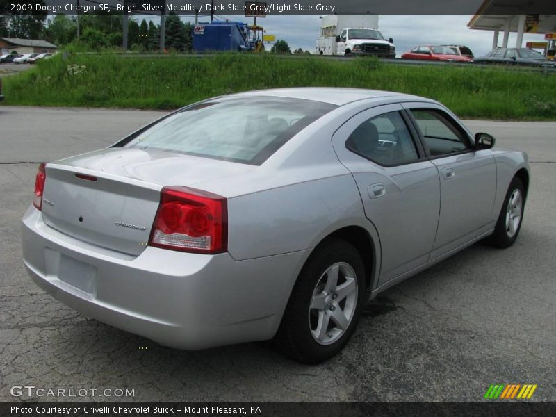 Bright Silver Metallic / Dark Slate Gray/Light Slate Gray 2009 Dodge Charger SE