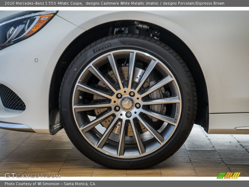 2016 S 550 4Matic Coupe Wheel