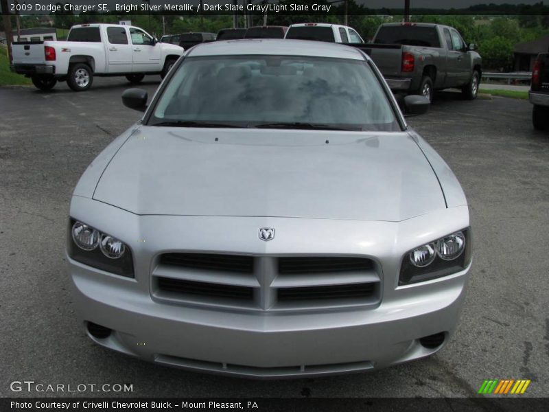 Bright Silver Metallic / Dark Slate Gray/Light Slate Gray 2009 Dodge Charger SE