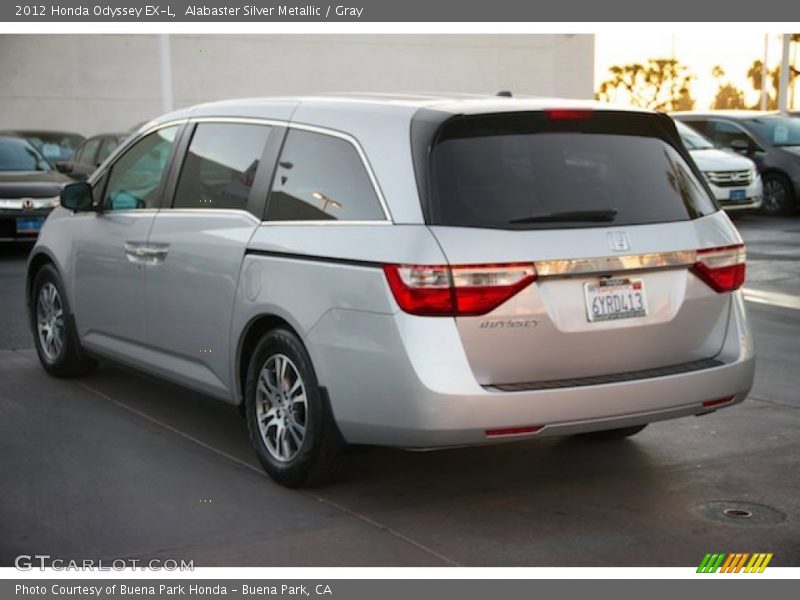 Alabaster Silver Metallic / Gray 2012 Honda Odyssey EX-L