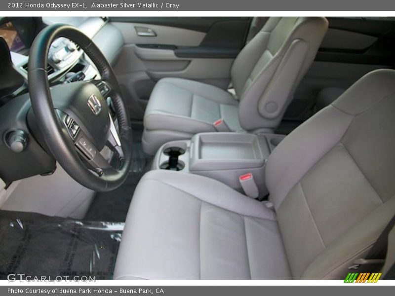 Alabaster Silver Metallic / Gray 2012 Honda Odyssey EX-L