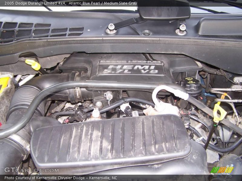 Atlantic Blue Pearl / Medium Slate Gray 2005 Dodge Durango Limited 4x4