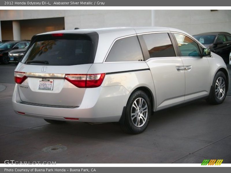 Alabaster Silver Metallic / Gray 2012 Honda Odyssey EX-L