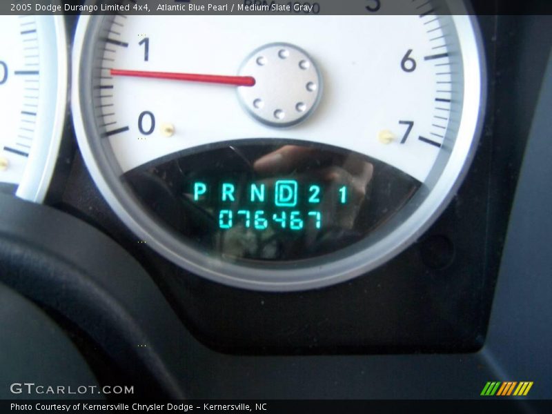 Atlantic Blue Pearl / Medium Slate Gray 2005 Dodge Durango Limited 4x4