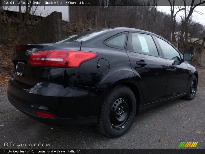 Shadow Black / Charcoal Black 2016 Ford Focus S Sedan