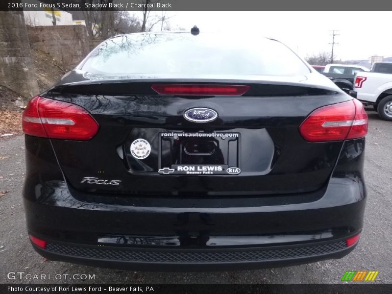 Shadow Black / Charcoal Black 2016 Ford Focus S Sedan