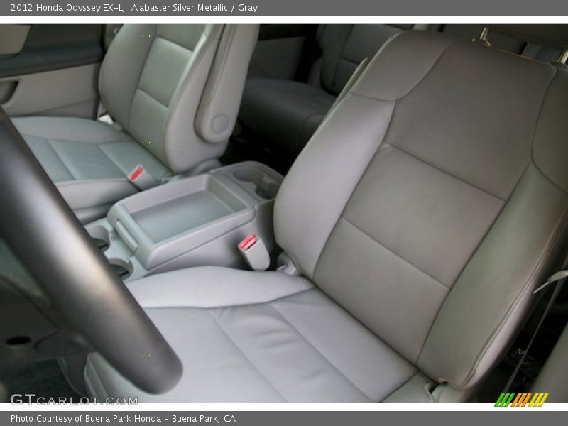 Alabaster Silver Metallic / Gray 2012 Honda Odyssey EX-L