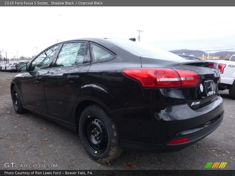 Shadow Black / Charcoal Black 2016 Ford Focus S Sedan