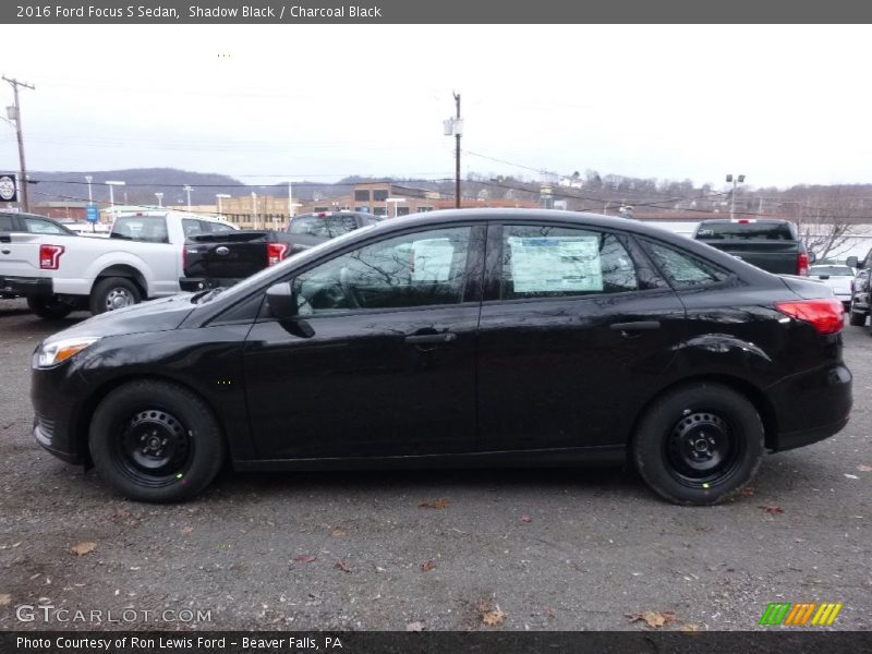 Shadow Black / Charcoal Black 2016 Ford Focus S Sedan