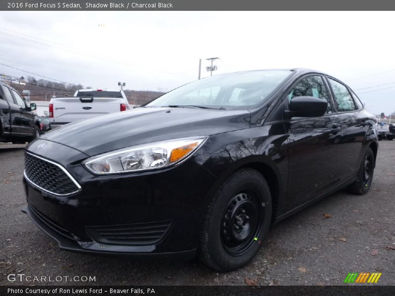 Shadow Black / Charcoal Black 2016 Ford Focus S Sedan
