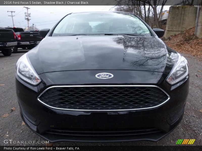 Shadow Black / Charcoal Black 2016 Ford Focus S Sedan