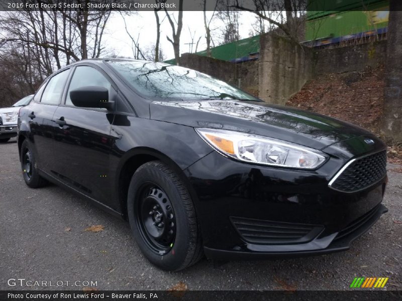 Shadow Black / Charcoal Black 2016 Ford Focus S Sedan