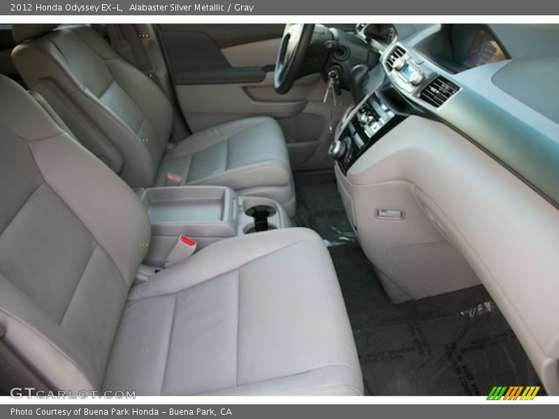 Alabaster Silver Metallic / Gray 2012 Honda Odyssey EX-L