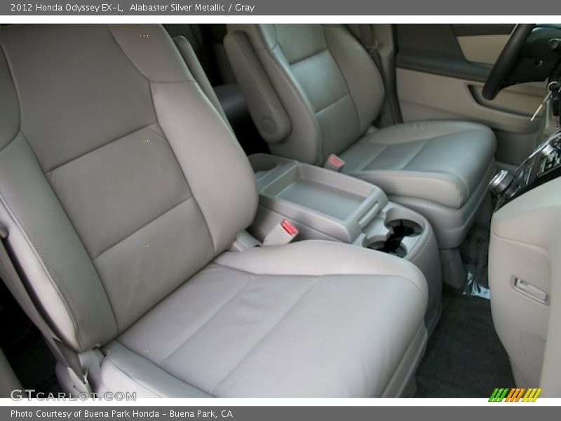 Alabaster Silver Metallic / Gray 2012 Honda Odyssey EX-L