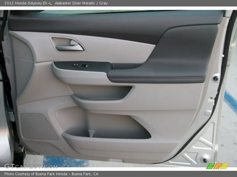 Alabaster Silver Metallic / Gray 2012 Honda Odyssey EX-L