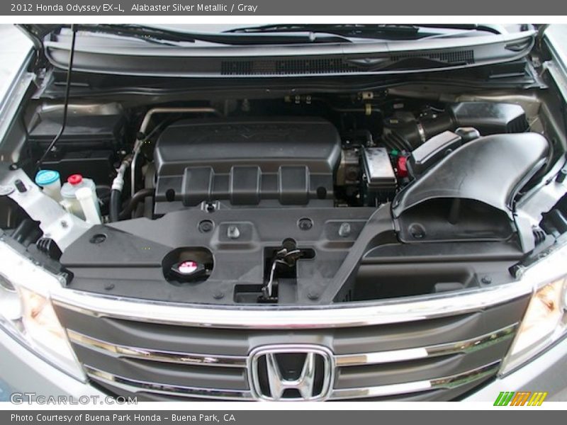 Alabaster Silver Metallic / Gray 2012 Honda Odyssey EX-L