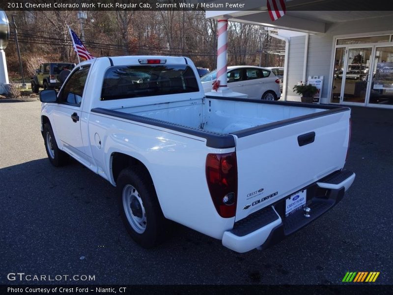 Summit White / Medium Pewter 2011 Chevrolet Colorado Work Truck Regular Cab