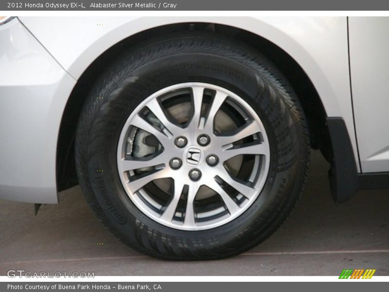Alabaster Silver Metallic / Gray 2012 Honda Odyssey EX-L