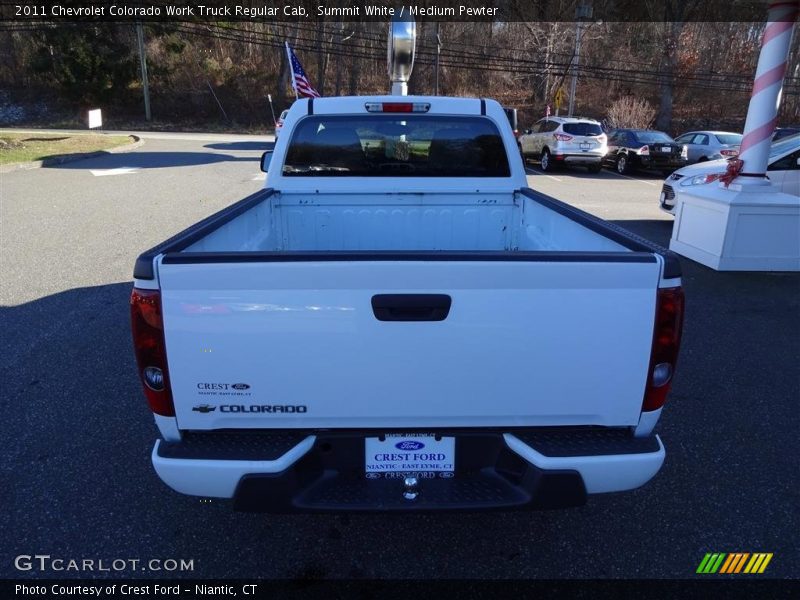 Summit White / Medium Pewter 2011 Chevrolet Colorado Work Truck Regular Cab